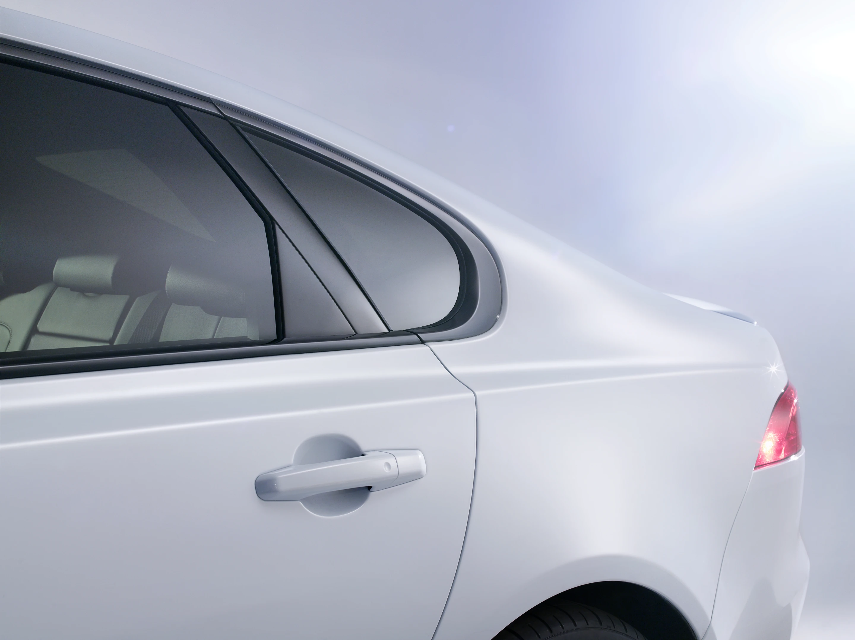 The 2016 Jaguar XF showing redesigned pillar