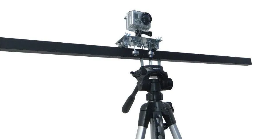 The SlideeGo can be mounted on a tripod or laid on the ground