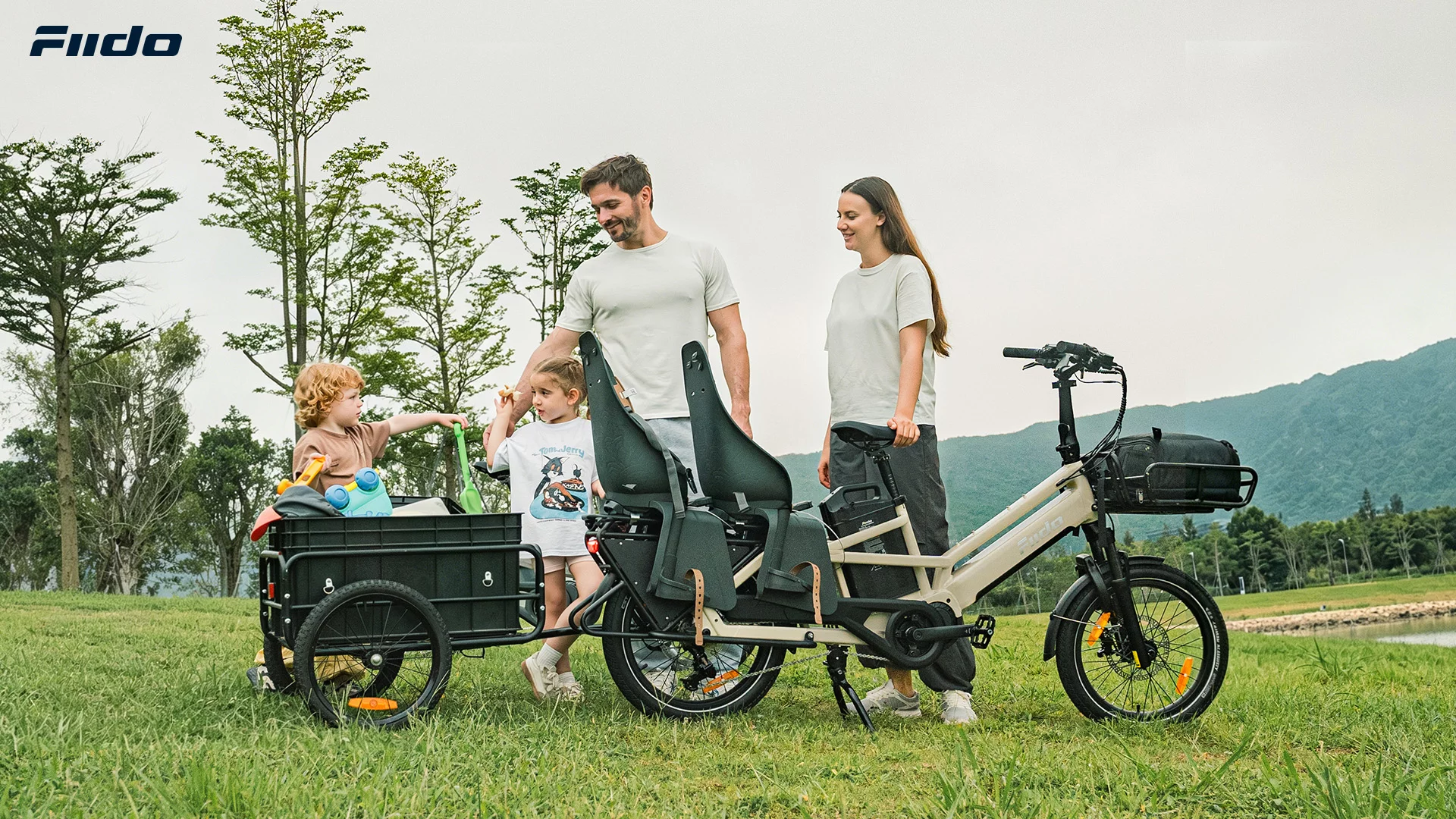 The T3 Max is rated for a total payload of 441 lb, but an optional trailer can be hitched if you need extra cargo space