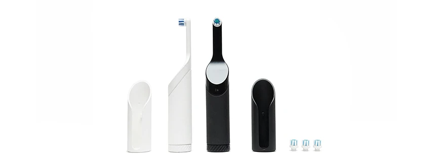 "Be" is a quite brilliant battery-free powered toothbrush that uses kinetic energy from a simple twisting motion