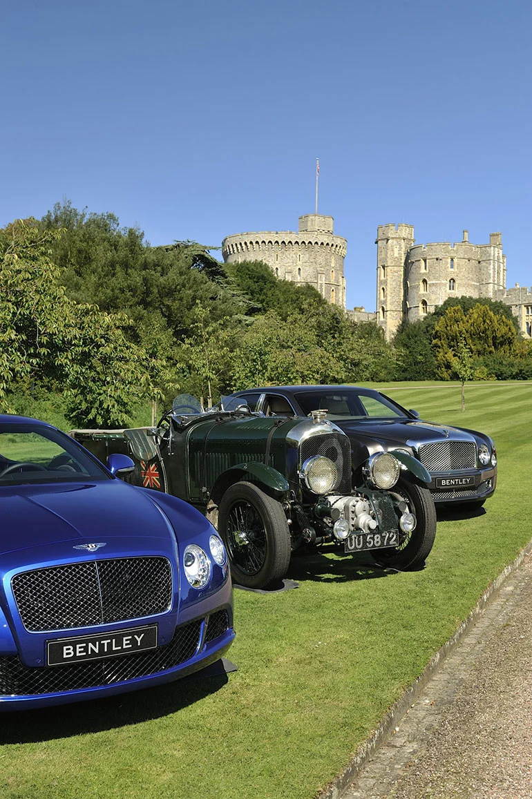Bentleys on the lawn at Windsor