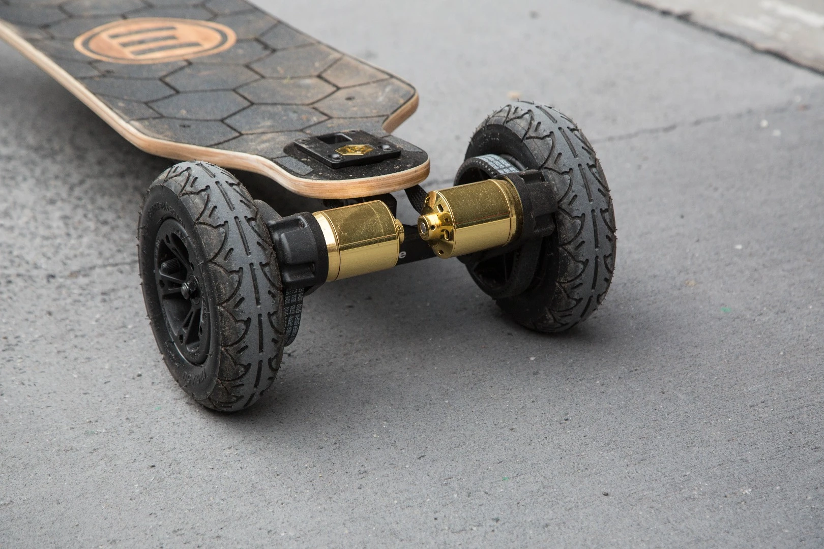 The chunky tires on the Bamboo GTX make it an off-road capable machine