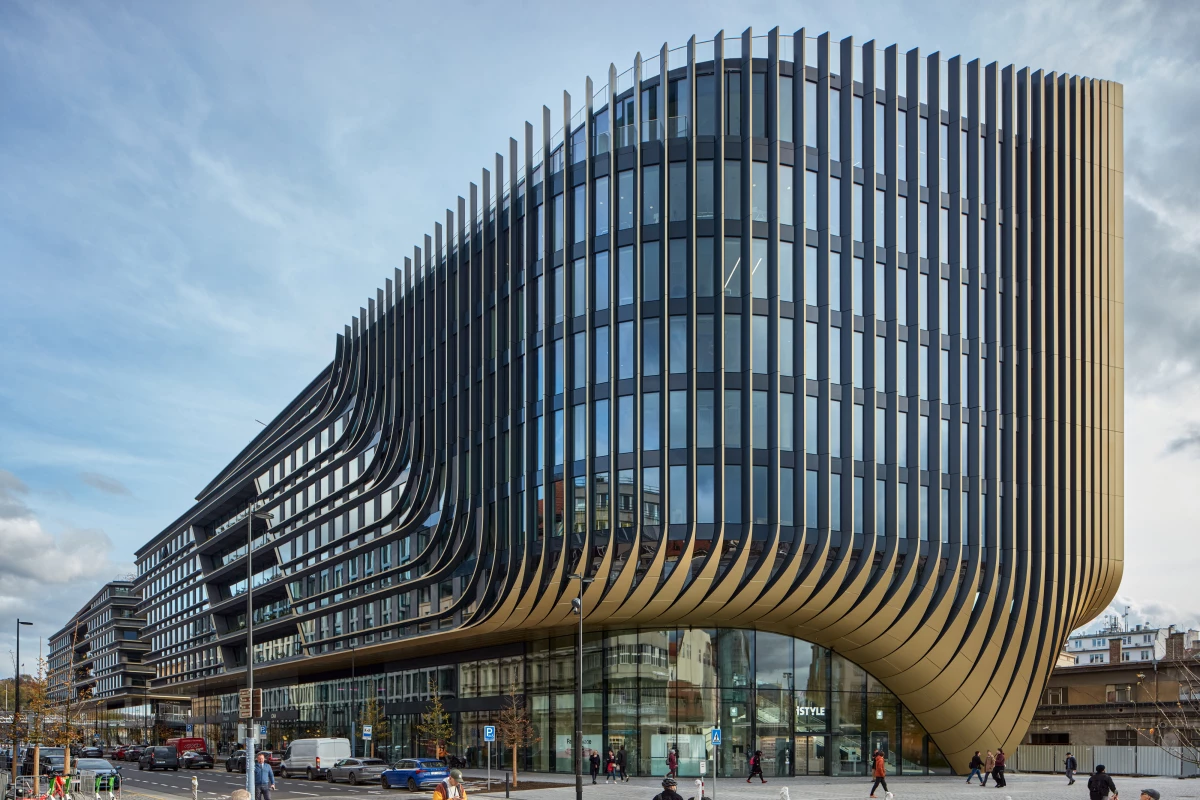 Masaryčka is located in Prague, Czech Republic, and is part of a larger redevelopment of the area