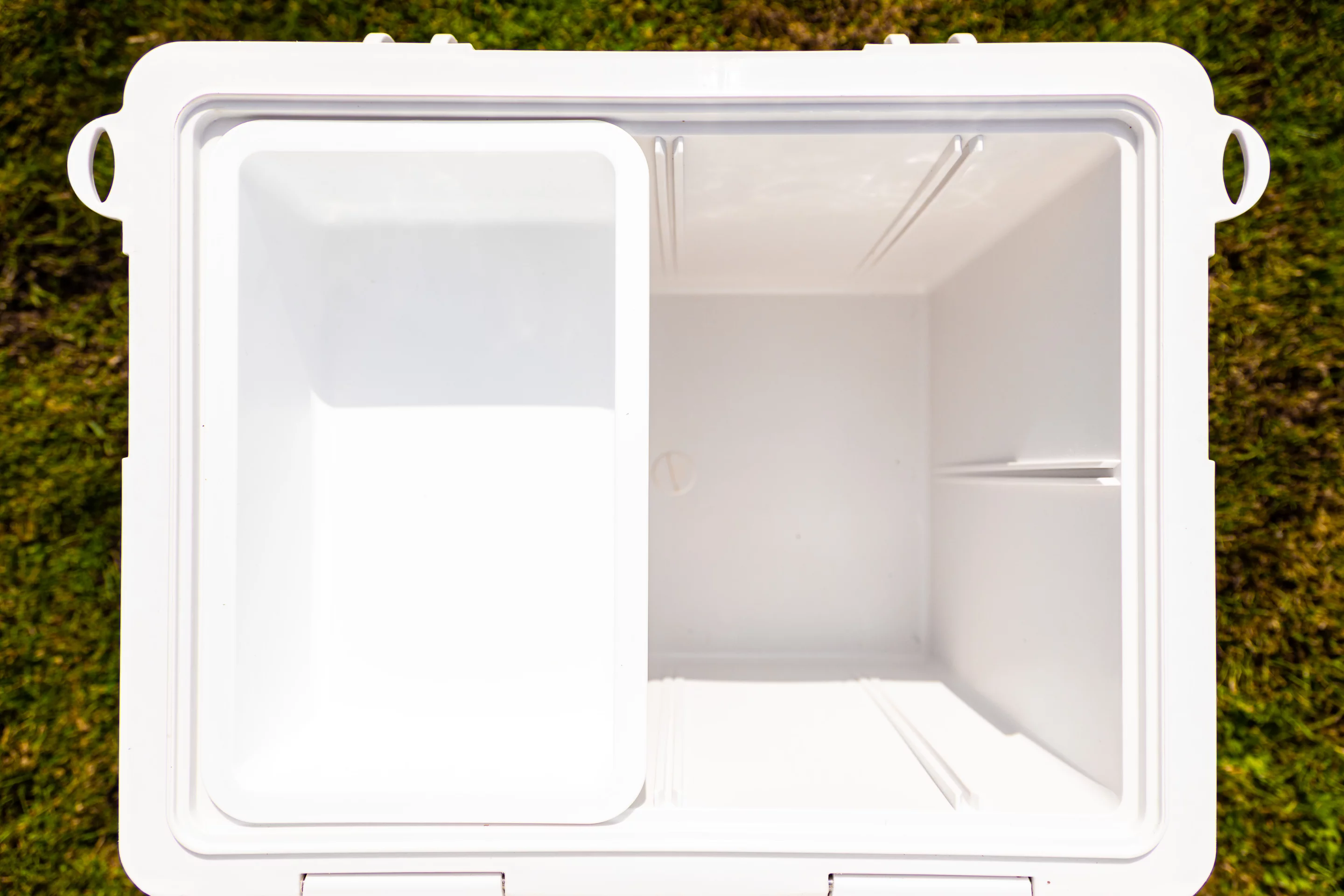 In addition to divider panels, Dam Coolers offers trays