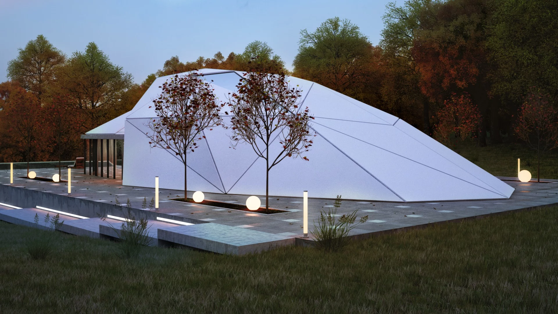 View of the home from the rear