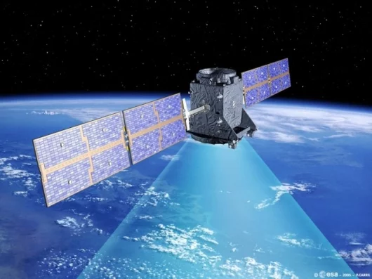 GSTB-V2/A in orbit (artist's impression)Photo: ESA