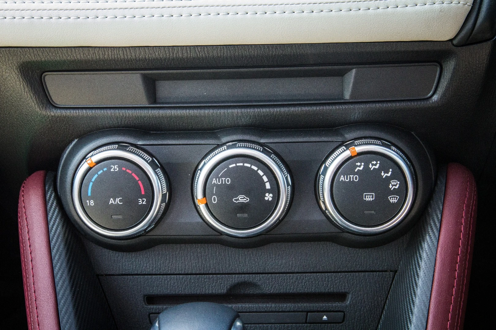In top-spec Akari trim, the CX-3 has climate control