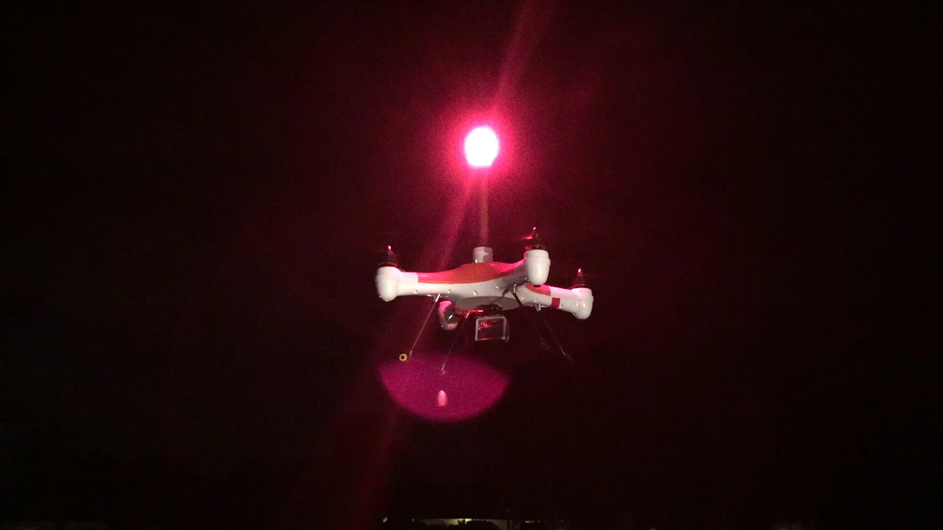Making it a little more practical is a flare holder on top, allowing it to serve as a hovering emergency beacon