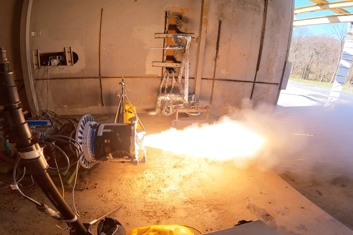 SRM2 test firing