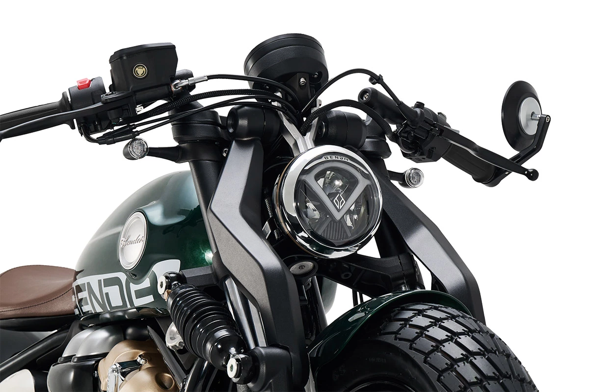 The detailing on this 250cc machine is atypical in this class