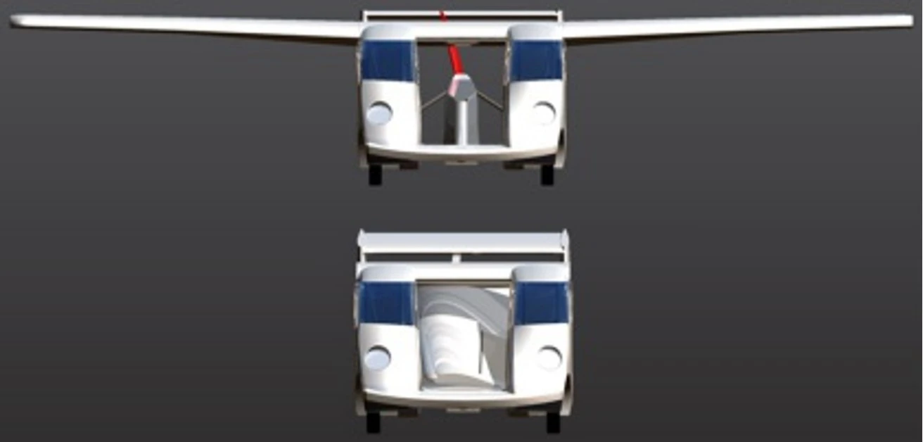Frontal renderings of Carplane