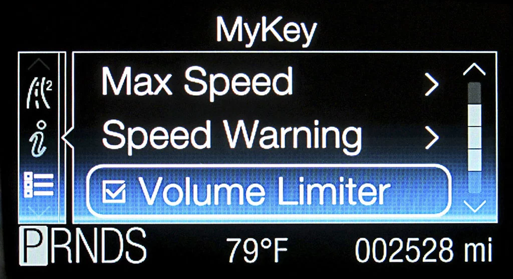 Ford's MyKey system