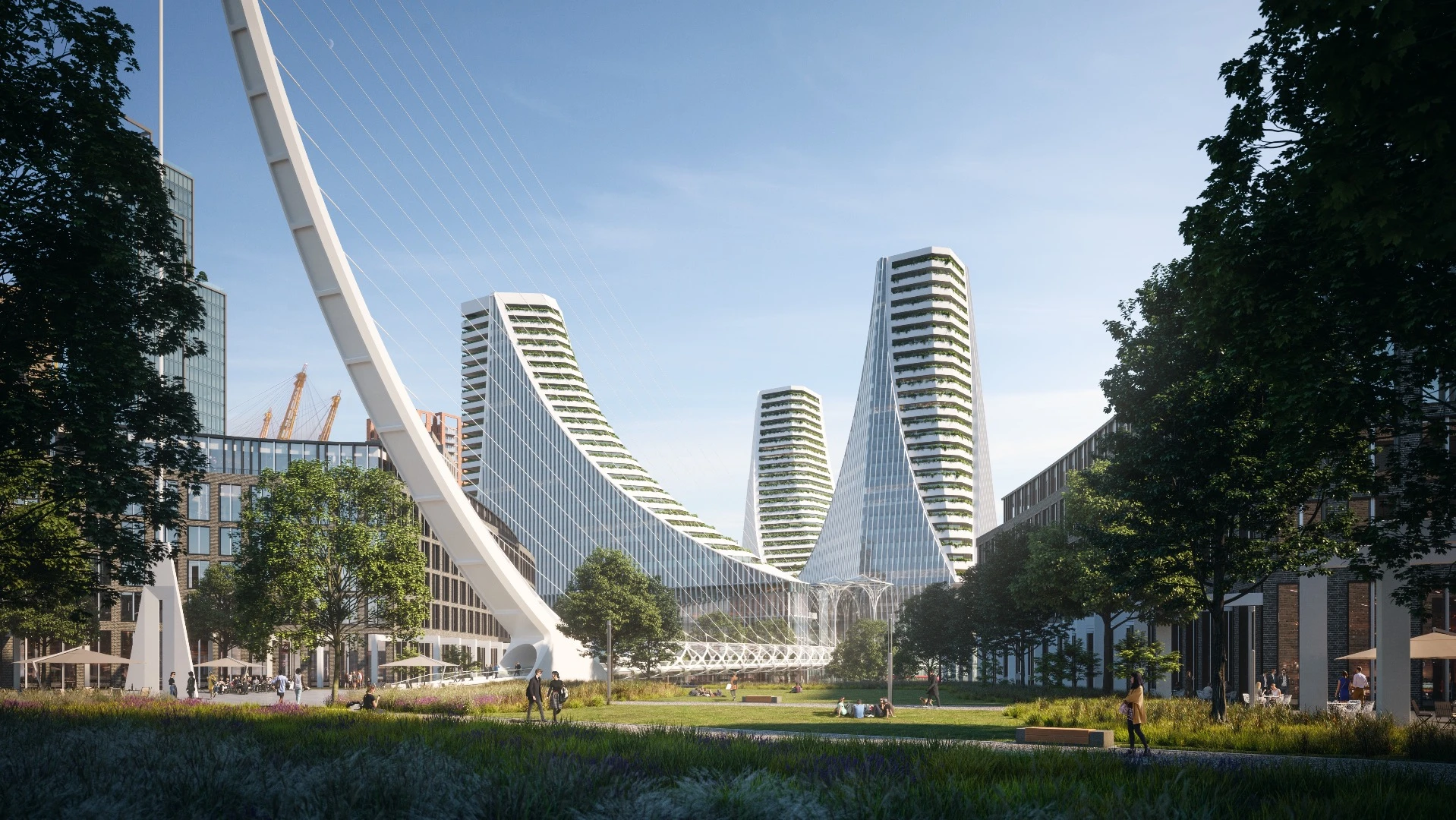 Plans have been unveiled for a huge new £1 billion (roughly US$1.26 billion) development in London by Santiago Calatrava