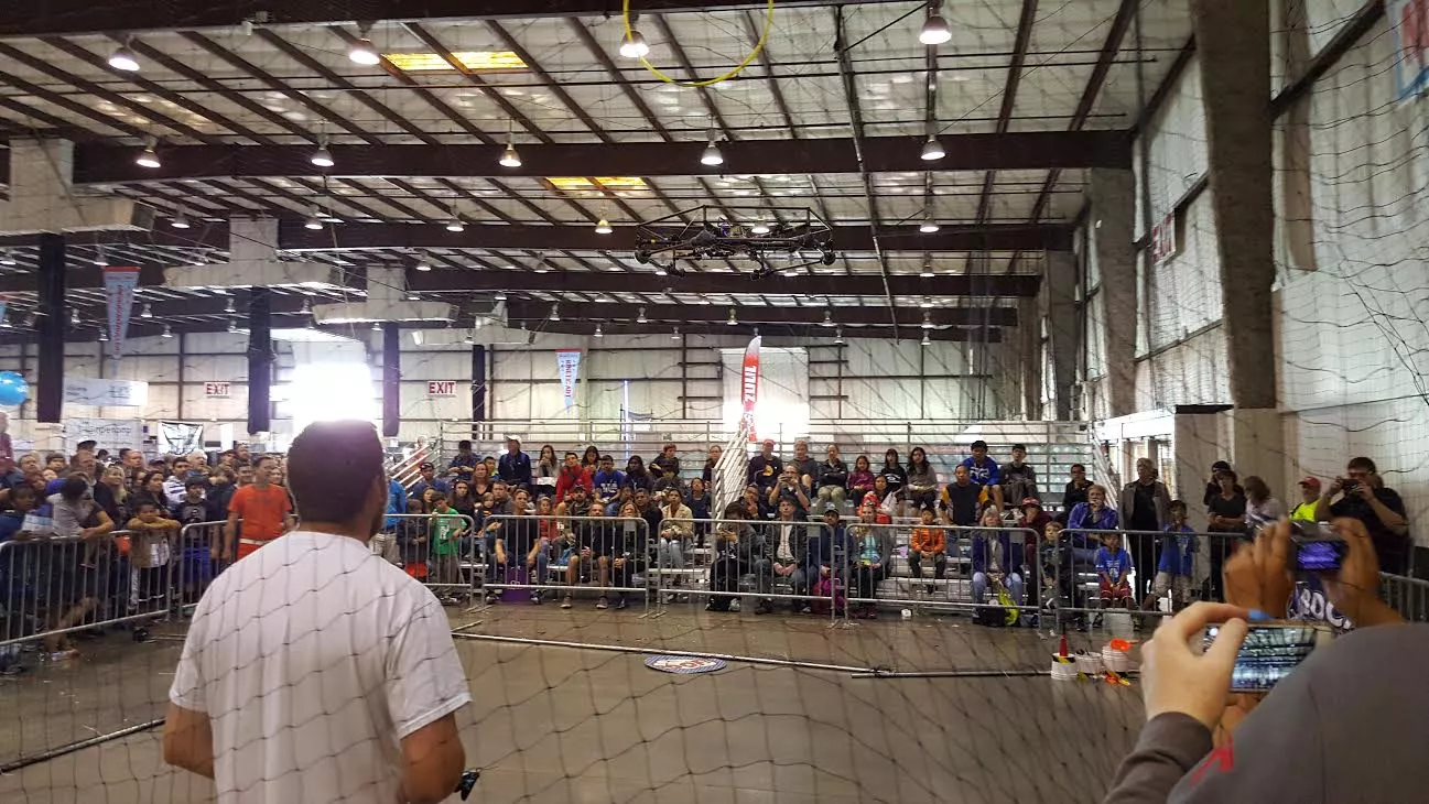 Luke Workman flies a large multirotor