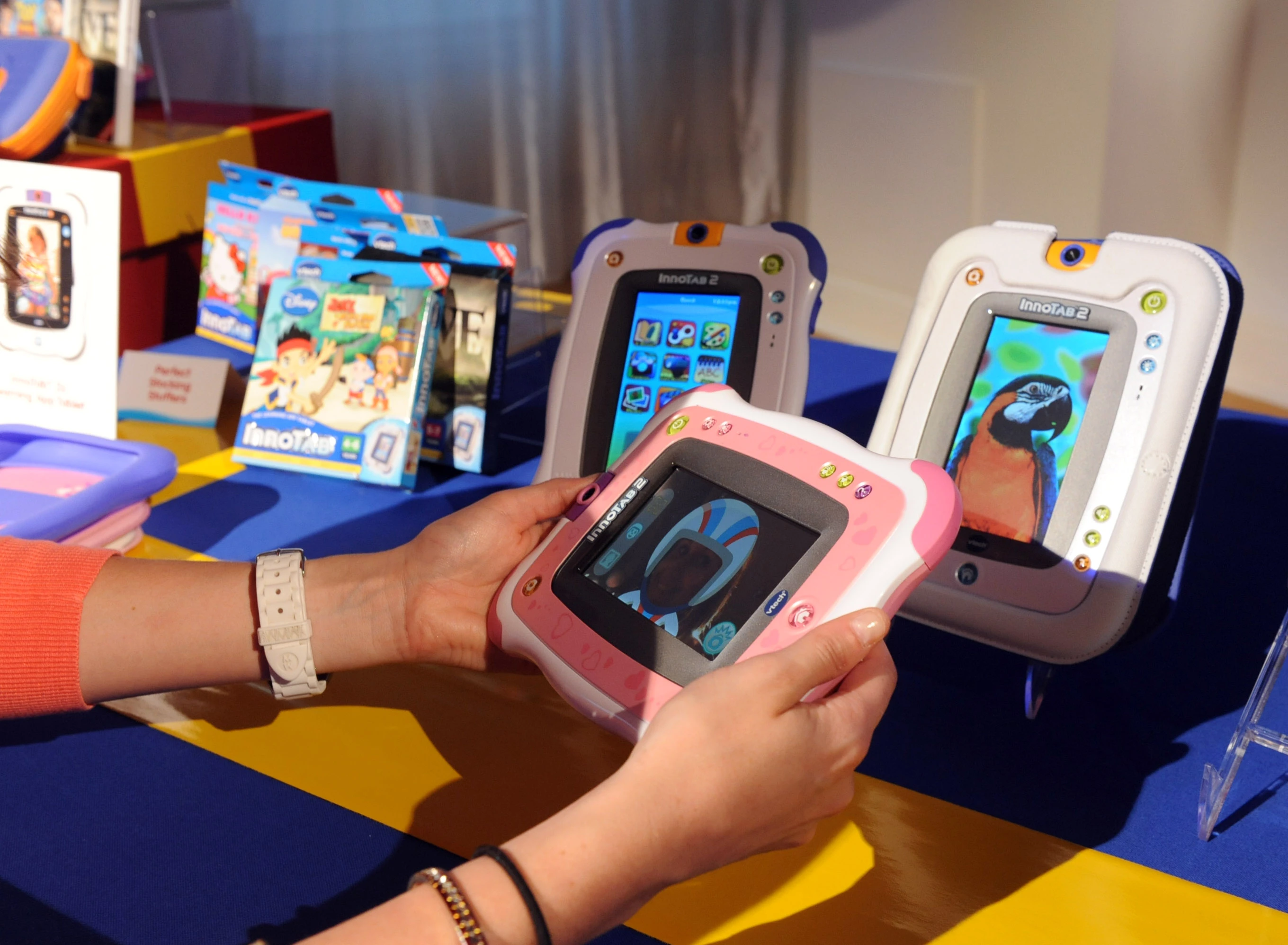 The VTech InnoTab 2 features a five-inch touchscreen, camera, video and MP3 players