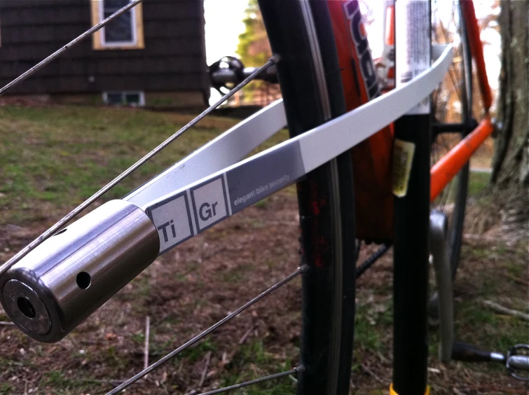 The TiGr is a proposed new type of bicycle lock, that uses a titanium bow as a shackle