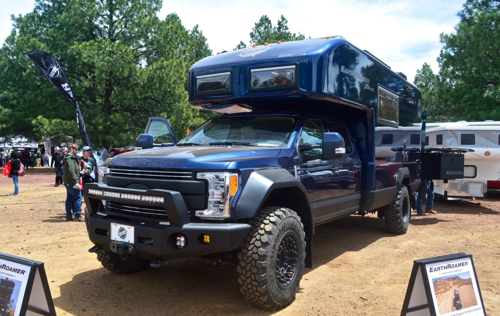 EarthRoamer XV-LTS on display at Overland Expo West 2017