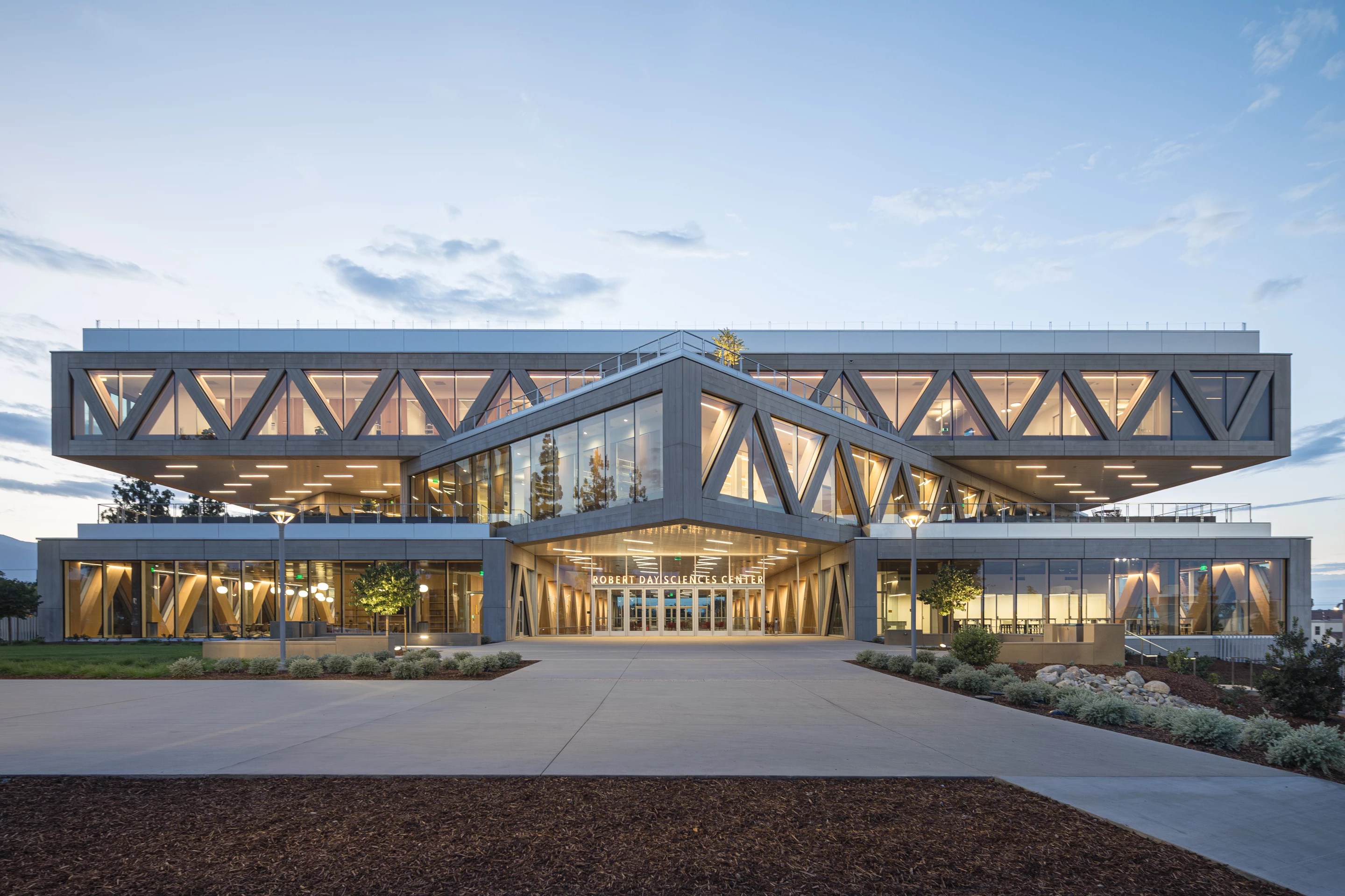 The Claremont McKenna College Robert Day Sciences Center's eye-catching design has been likened to a game of Jenga by designer BIG
