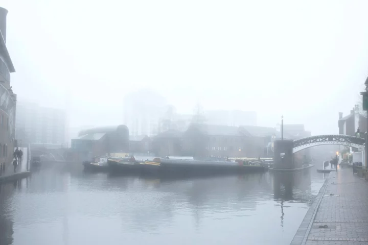 AI can be used to increase the clarity of images taken in severe conditions, such as fog, by combining visible and non-visible images
