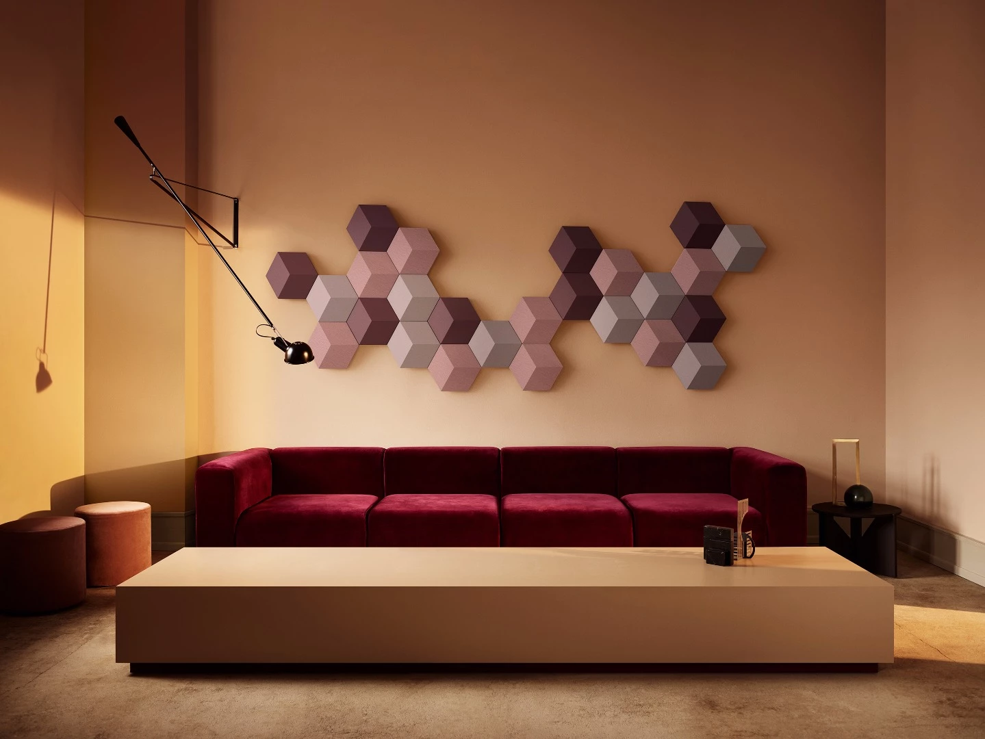 The B&O BeoSound Shape, complete with mixed-color tiles