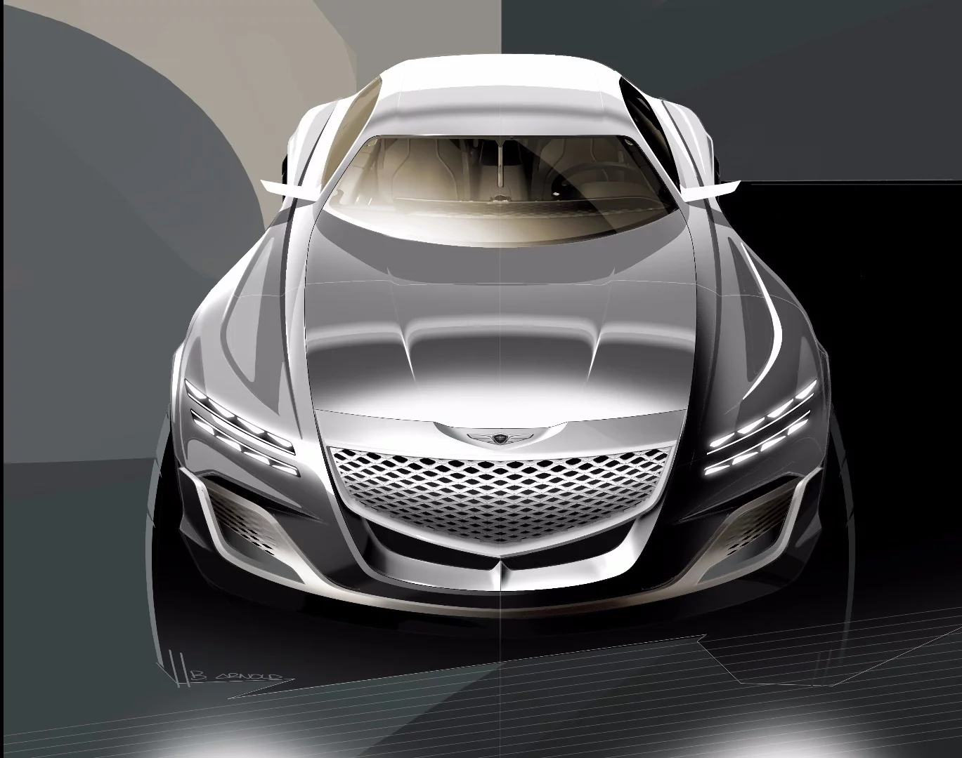 Genesis GV80 sketch