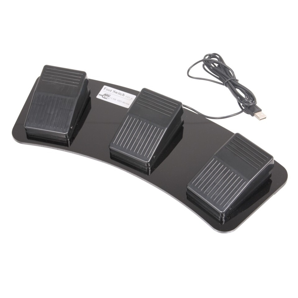 Thanko USB Foot Switch gives the boot to computer mice