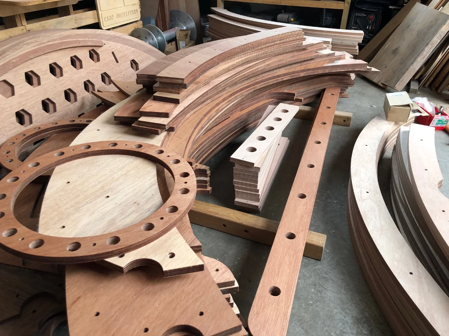 The Fuselage is delivered in flat-pack kit form