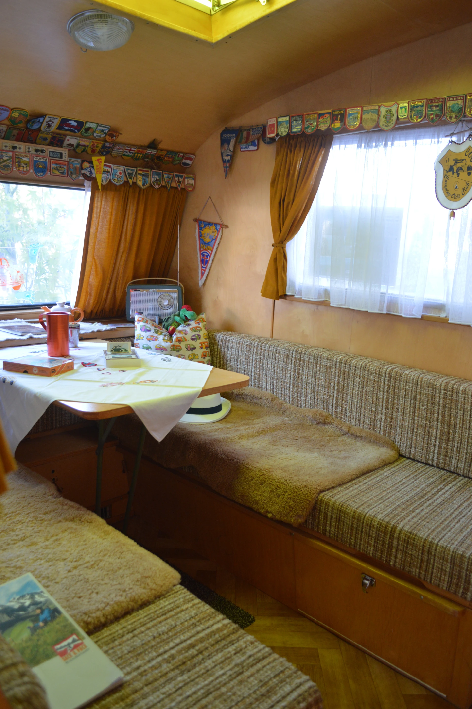 Inside the Beduin's living area