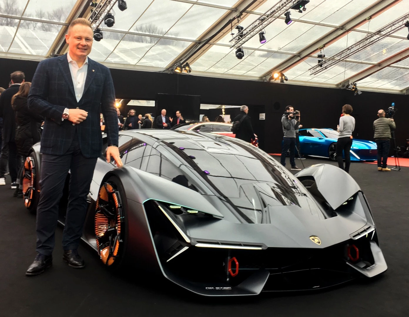 One of the finalists of the Most Beautiful Concept Car of 2017, the Lamborghini Terzo Mellennio Concept