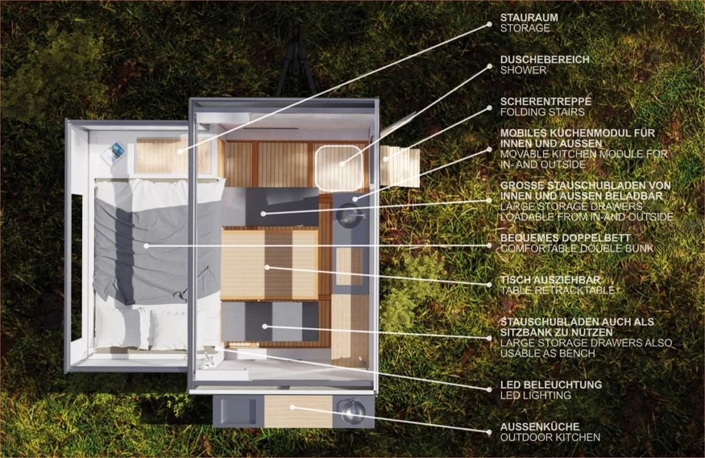 ICC Offroad FlexCamp trailer features