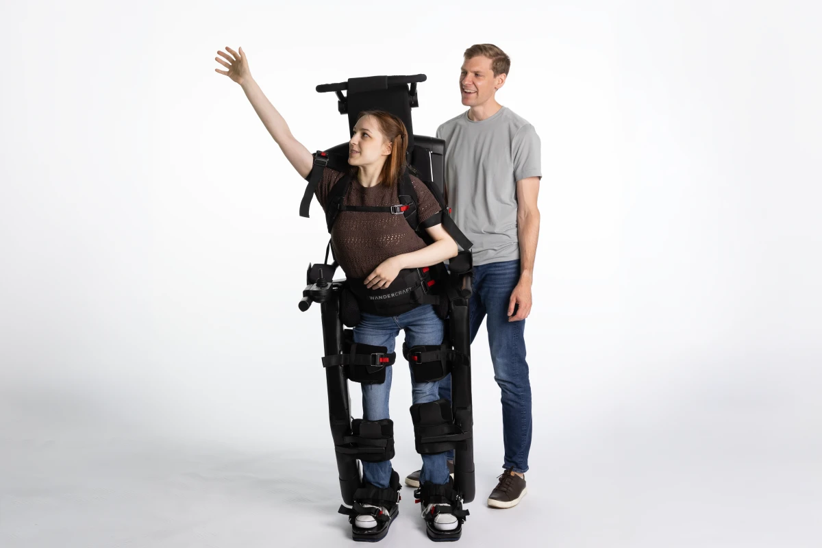 Eve is reported to be the world's first personal exoskeleton with a self-balancing feature