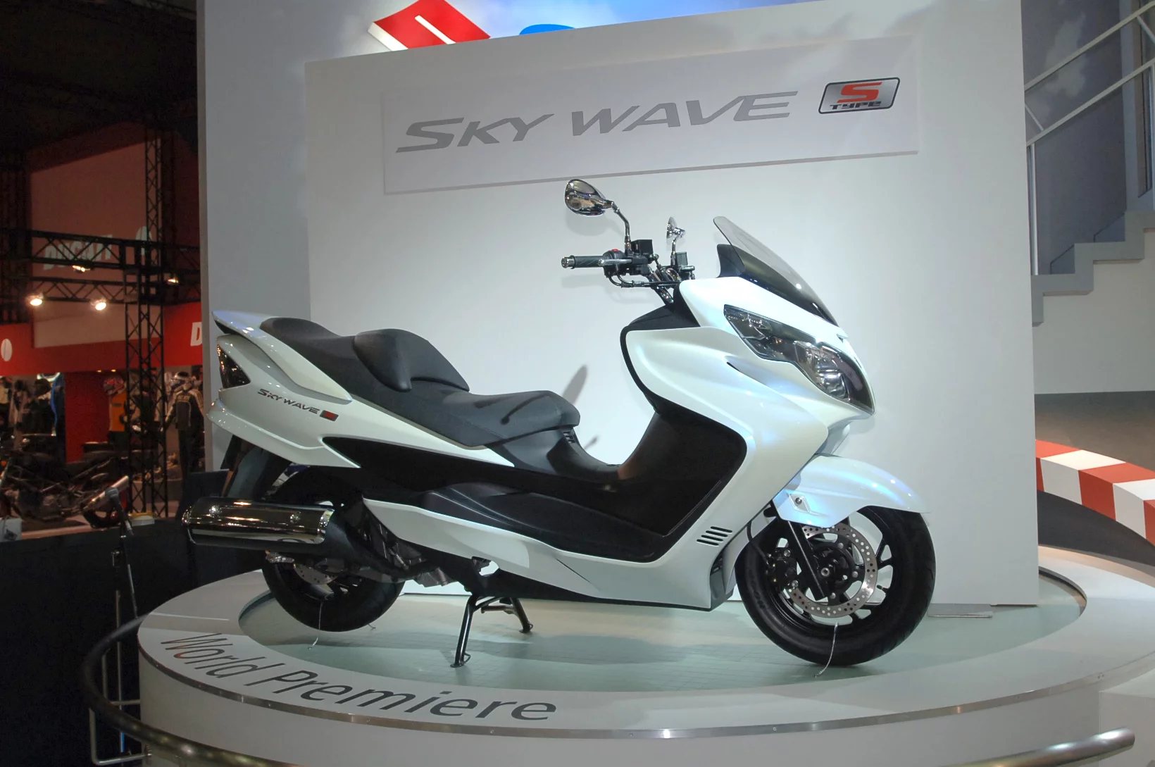Suzuki's original big scooter was the Skywave 400 which was renamed the Burgman for oversseas markets.