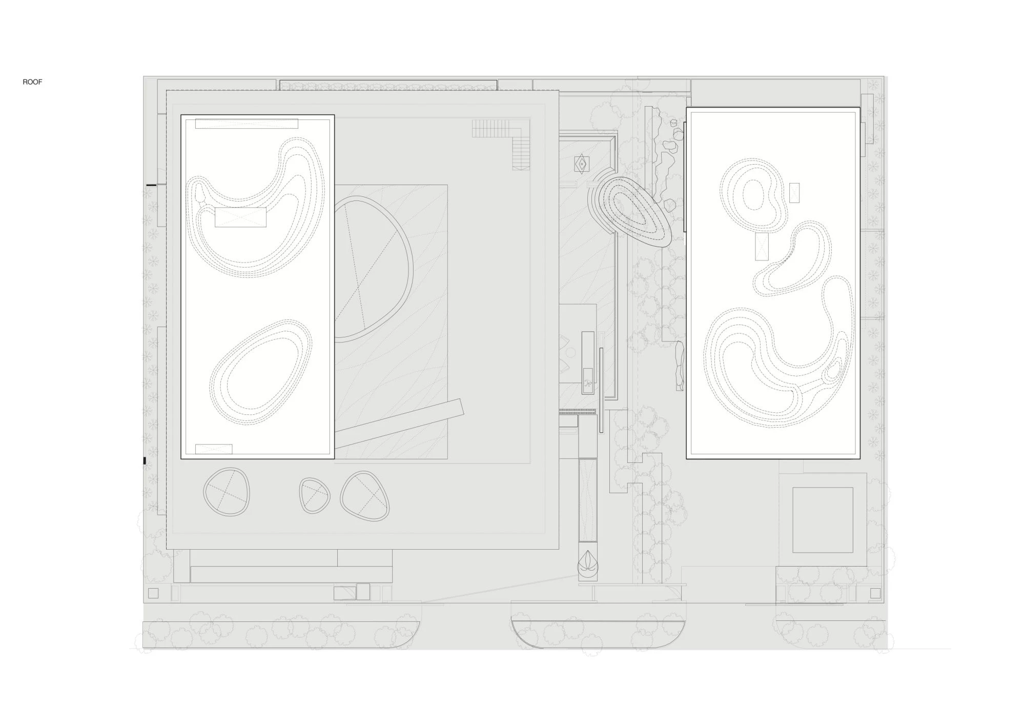 Architectural drawing of The Wall House (Image: FARM)