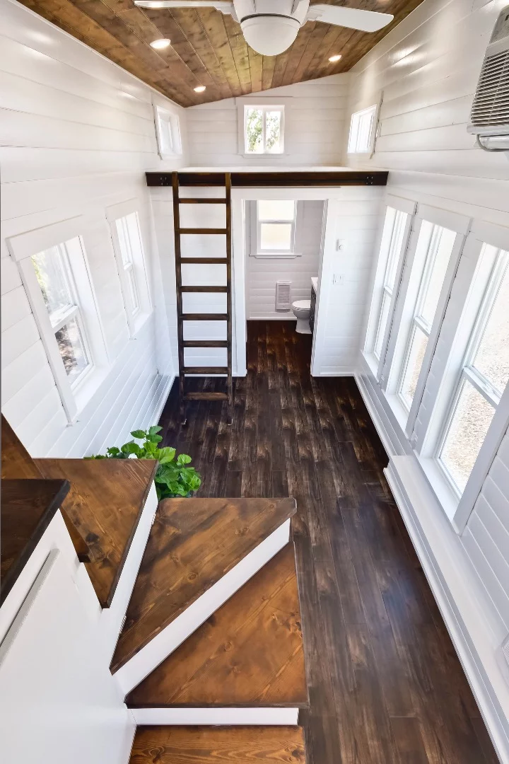 The floor is engineered hardwood