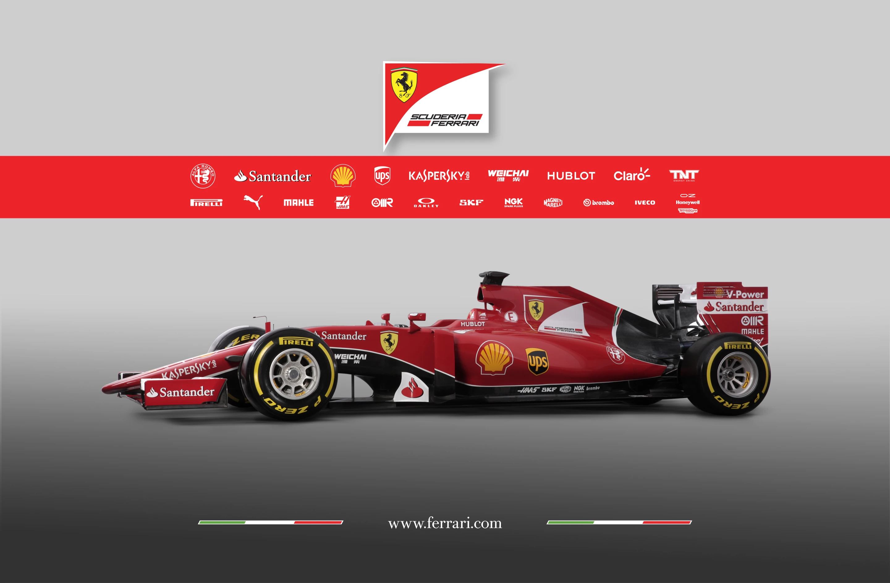 The Ferrari Scuderia SF15-T