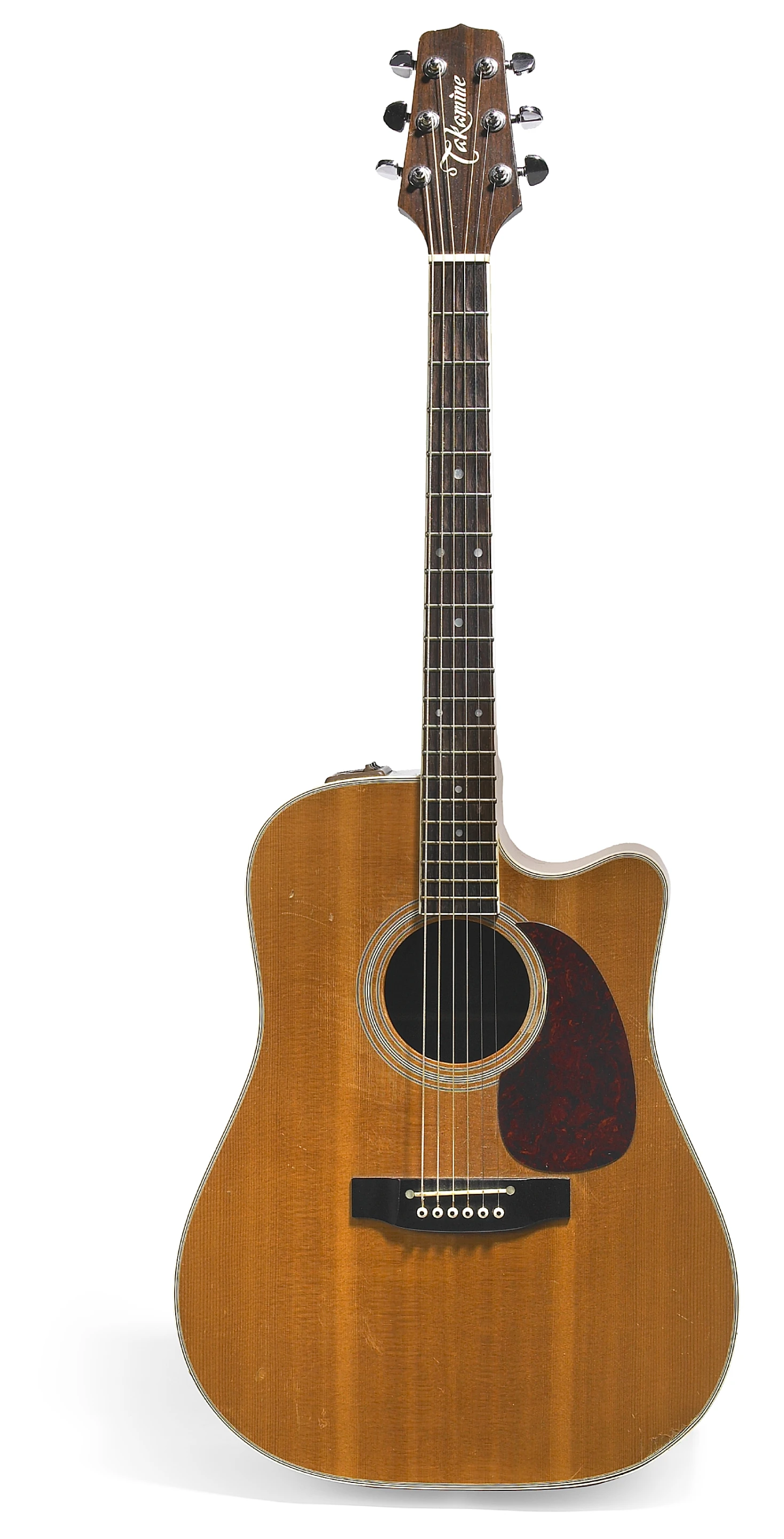 Garcia's Takamine acoustic - as seen on the cover of his Ragged But Right album