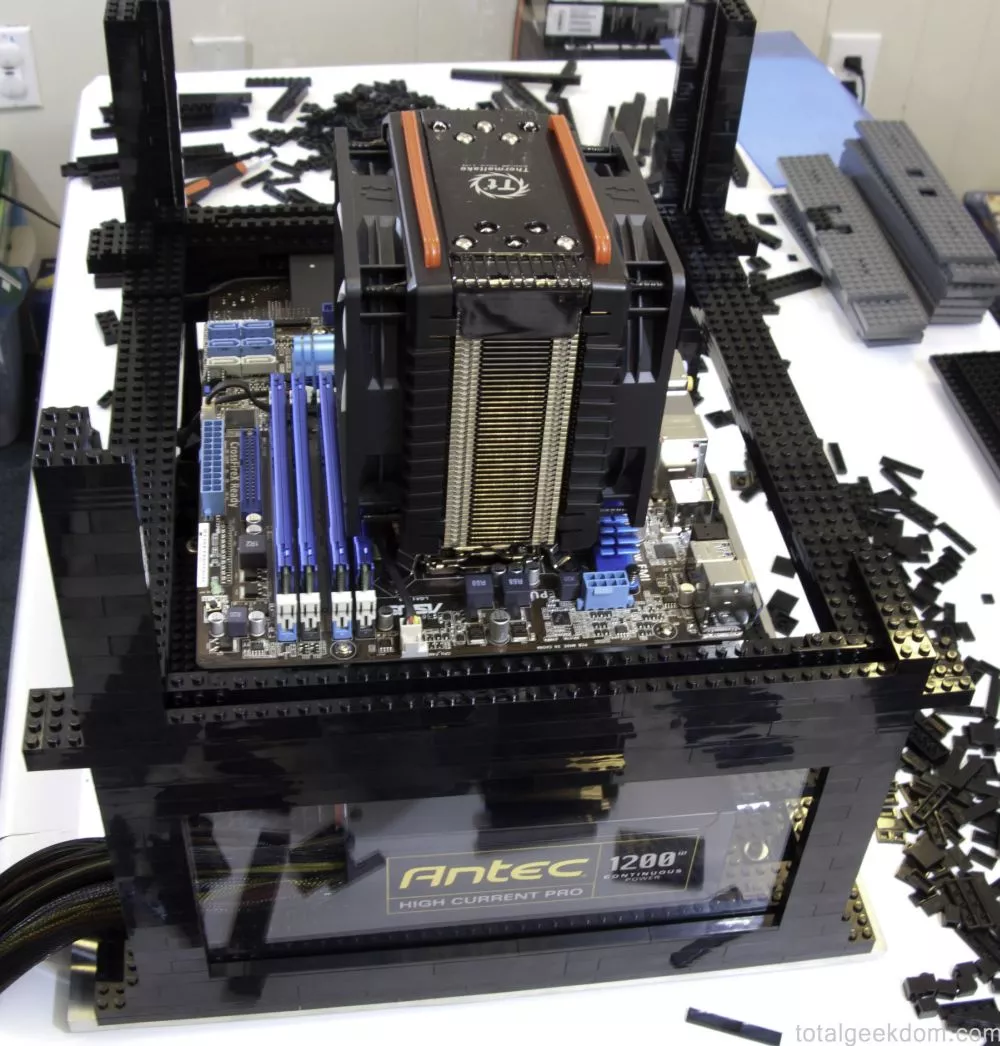 The DIY PC in a LEGO case, by Mike Schropp (Photo: Total Geekdom)