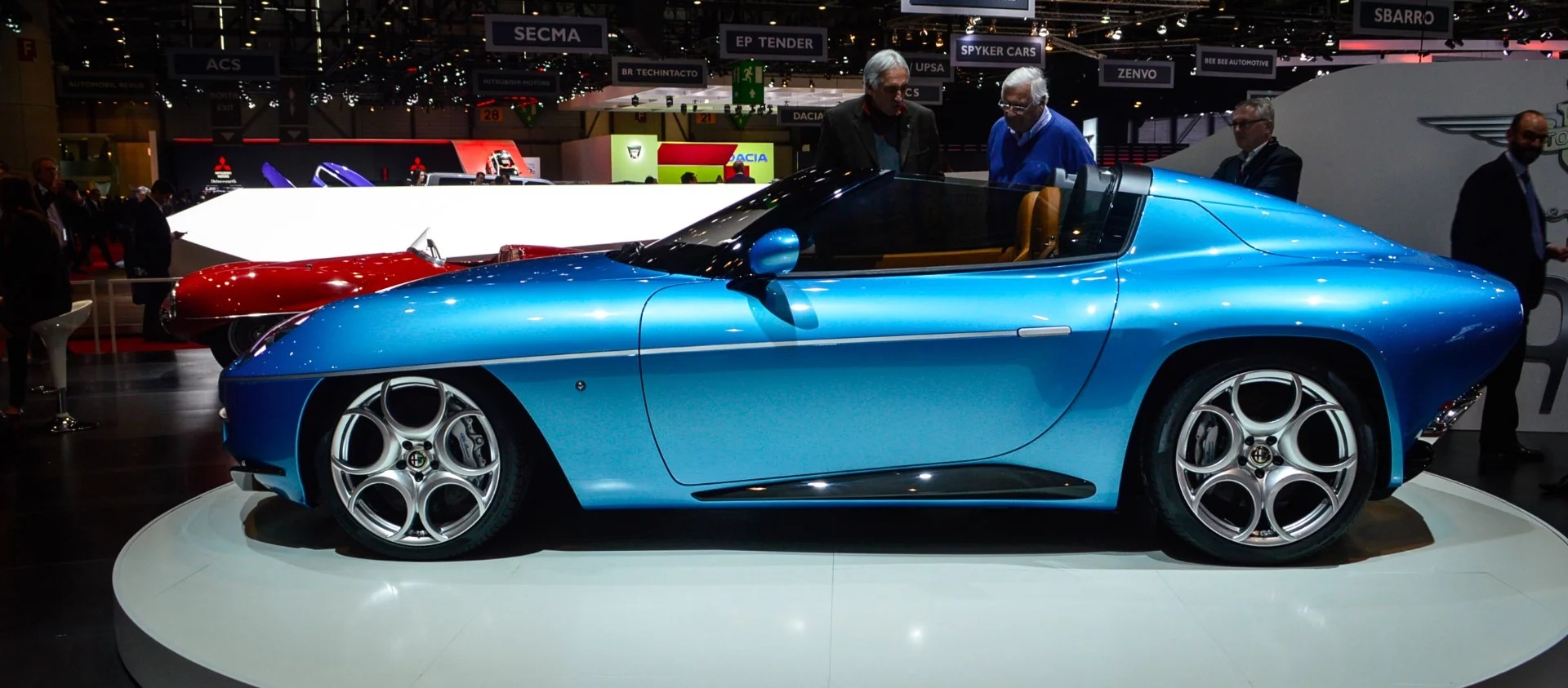 “Blu Ceruleo" (sky blue) paint