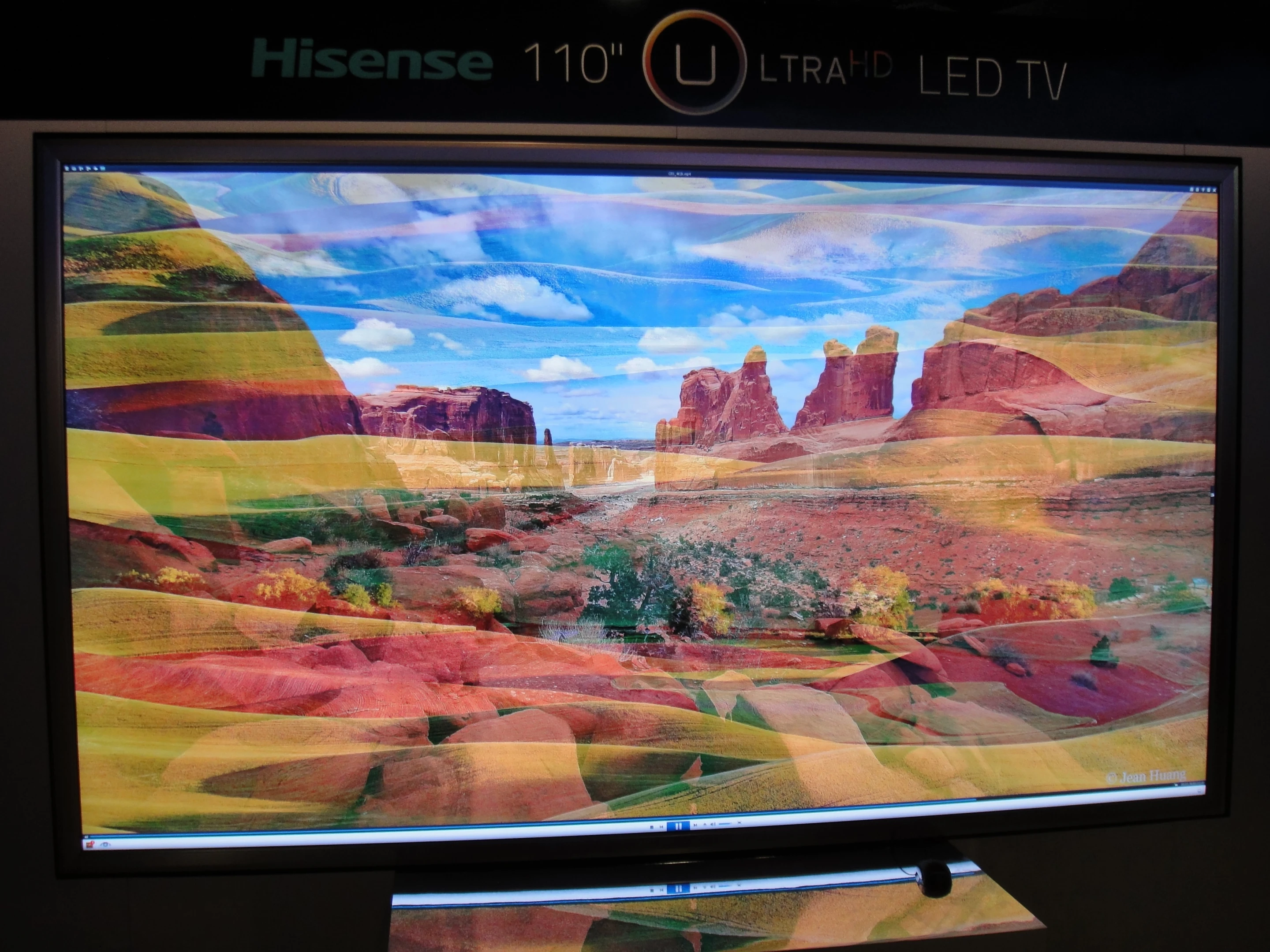 Hisense revealed a new line of Ultra-HD LED TVs in 65”, 84”, 110" sizes at CES 2013