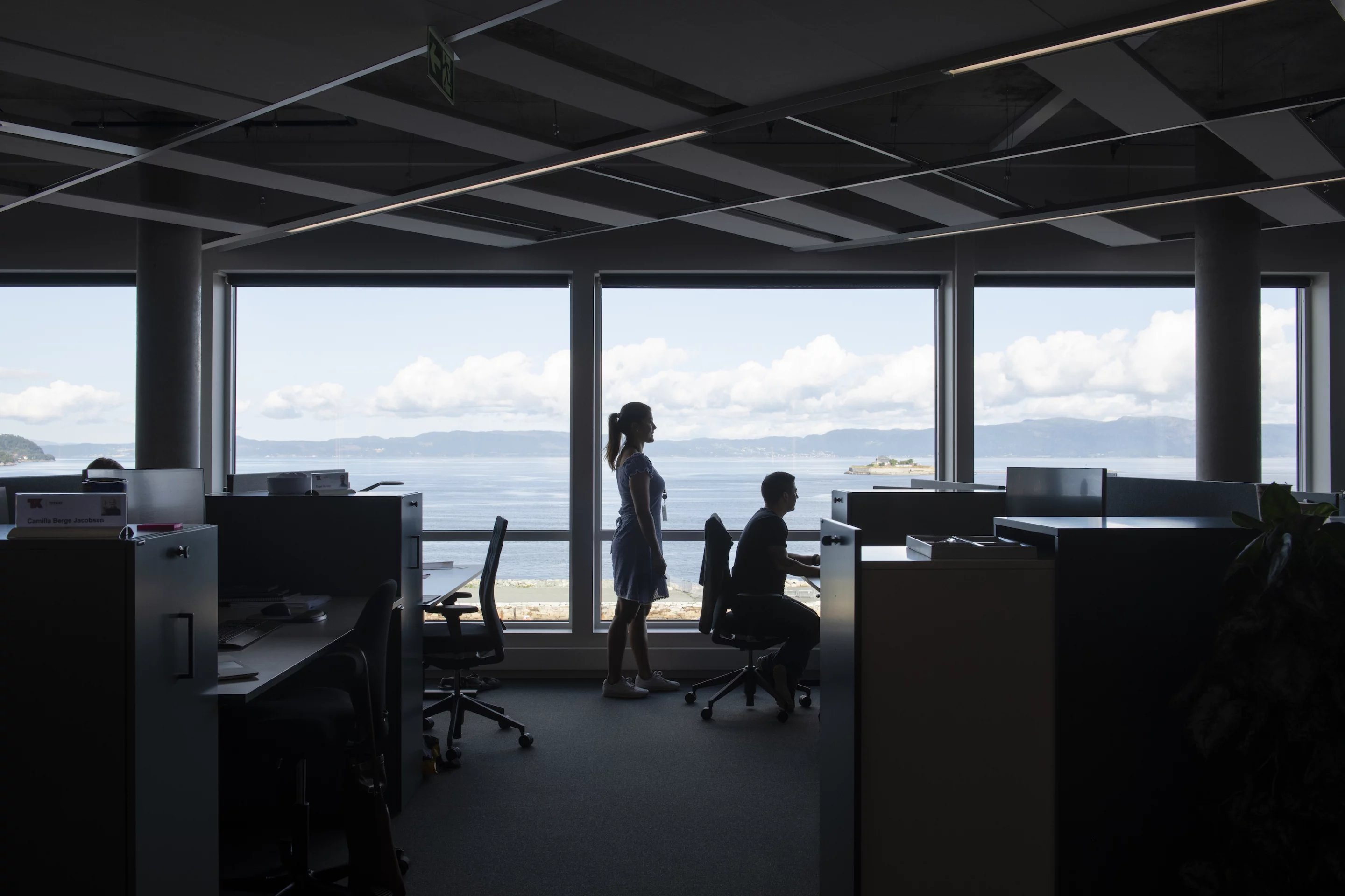 Powerhouse Brattørkaia's interior is mostly given over to office space