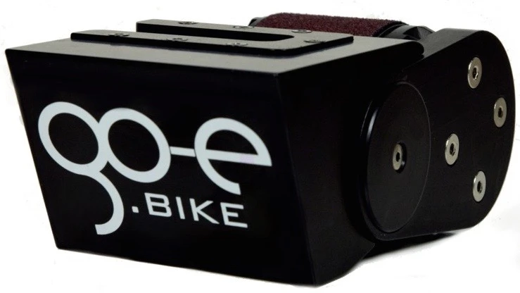 The 850-gram (1.9-lb) ONwheel motor can be pulled off its quick-release mounting plate when the bike is left unattended