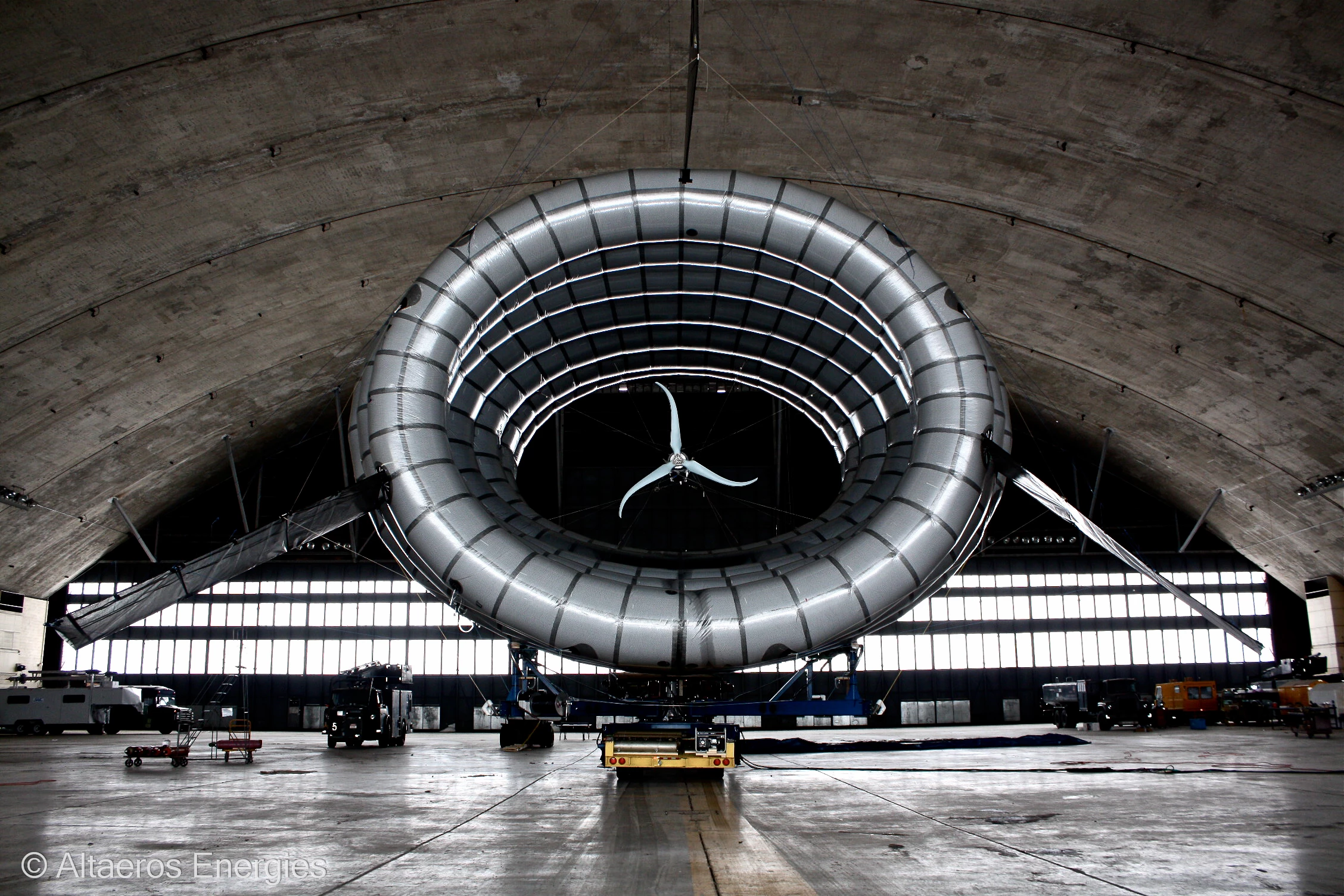 The Buoyant Air Turbine, from Altaeros Energies
