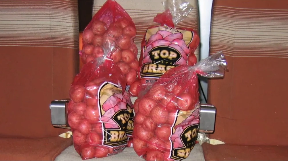 Some of the potatoes used by Boeing to test WiFi