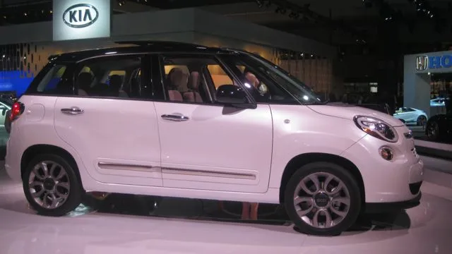 The Fiat 500L, at the LA Auto Show this week