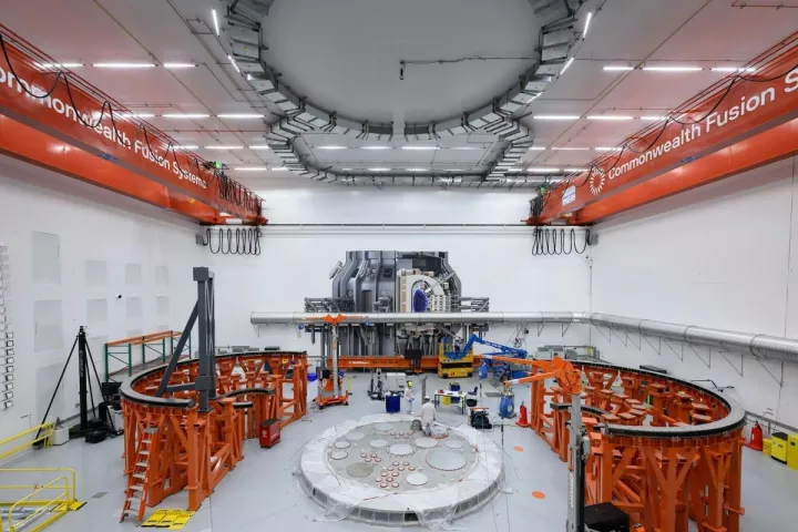 Commonwealth Fusion Systems' Tokamak Hall, the home of the SPARC fusion machine
