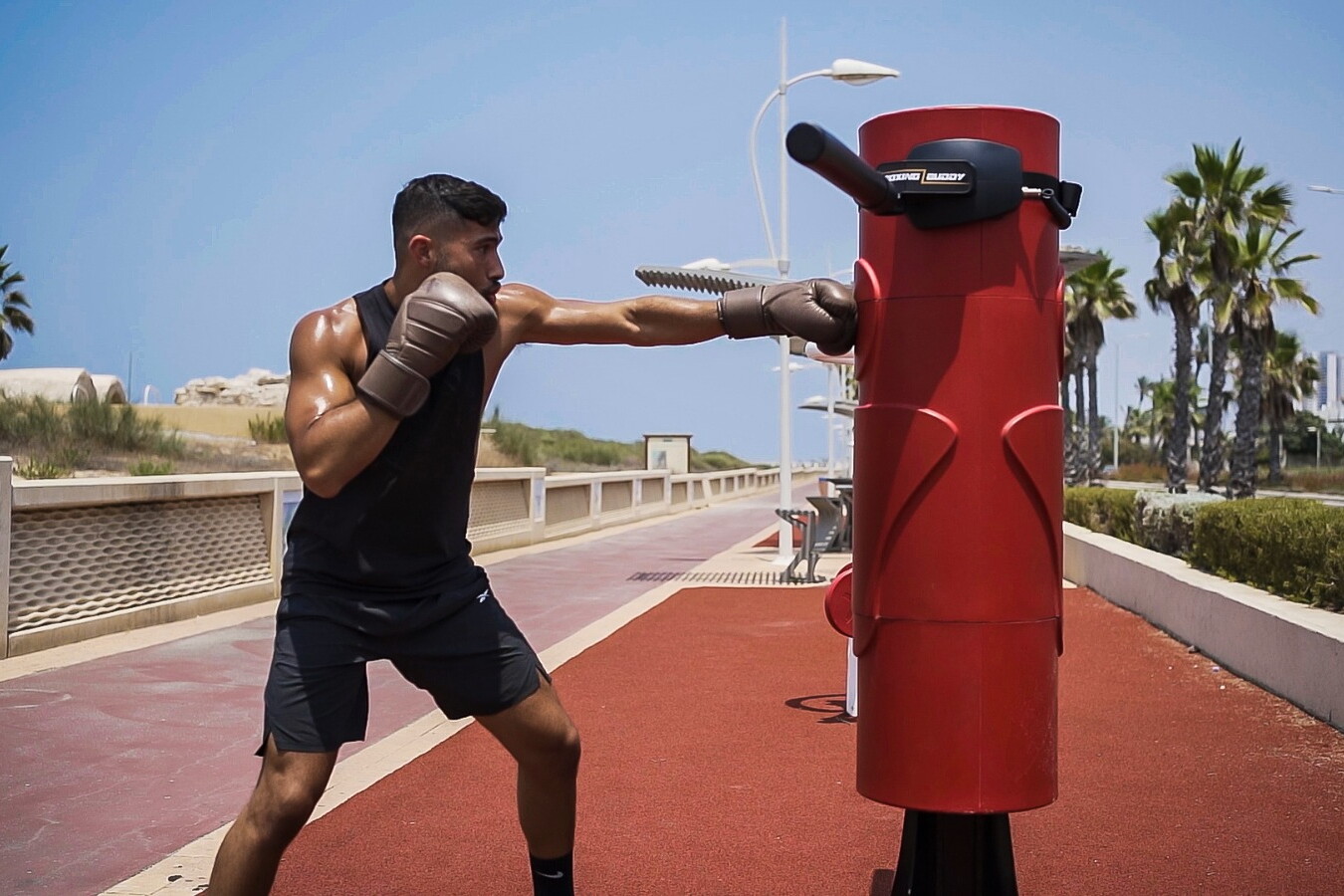 Boxing Buddy can be set to 3 different training modes and 4 difficulty levels.