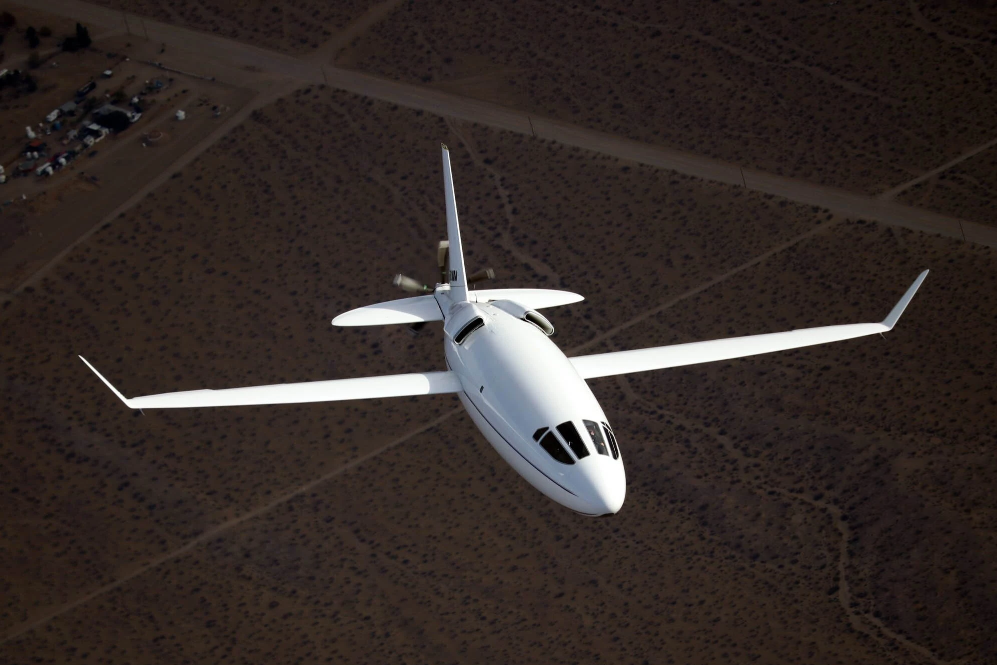 The Celera 500L prototype in flight