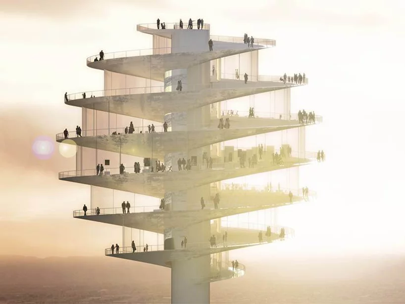 BIG have designed a 430 ft observation tower for Phoenix, Arizona (Image: BIG)