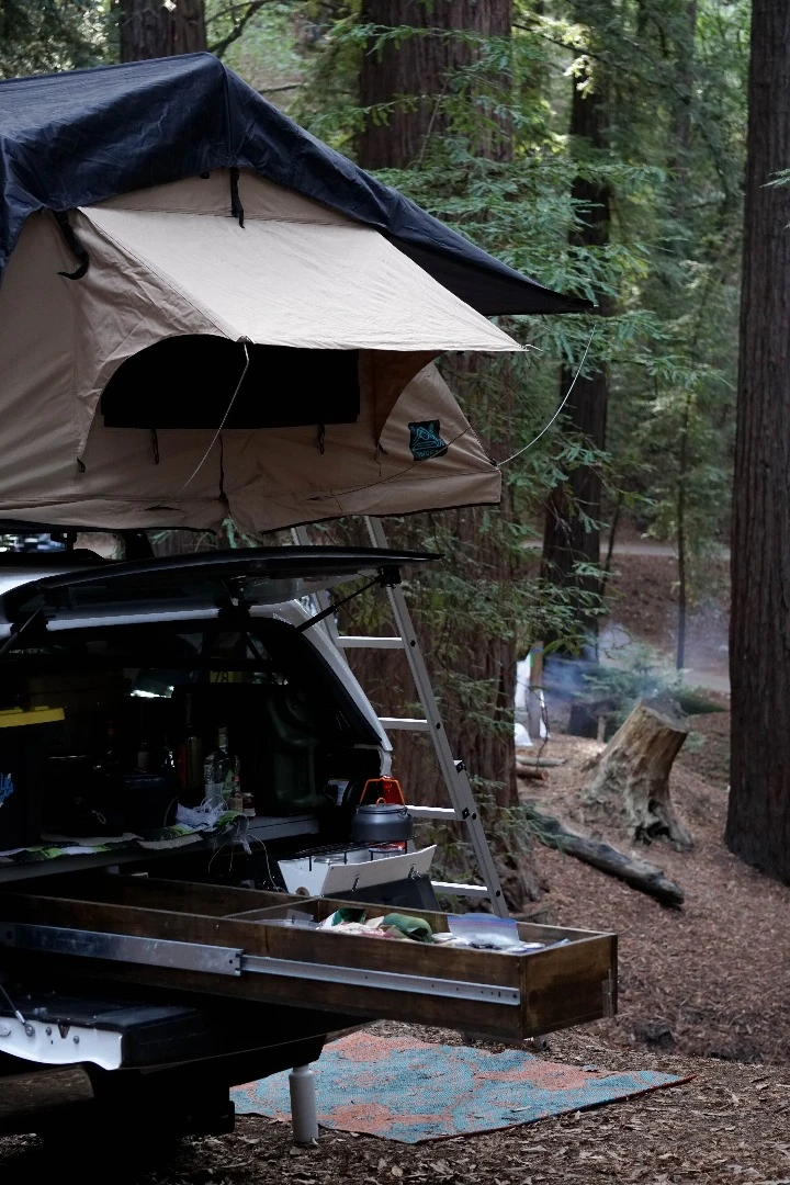 You don't have to build out your vehicle into a camper .. but you can