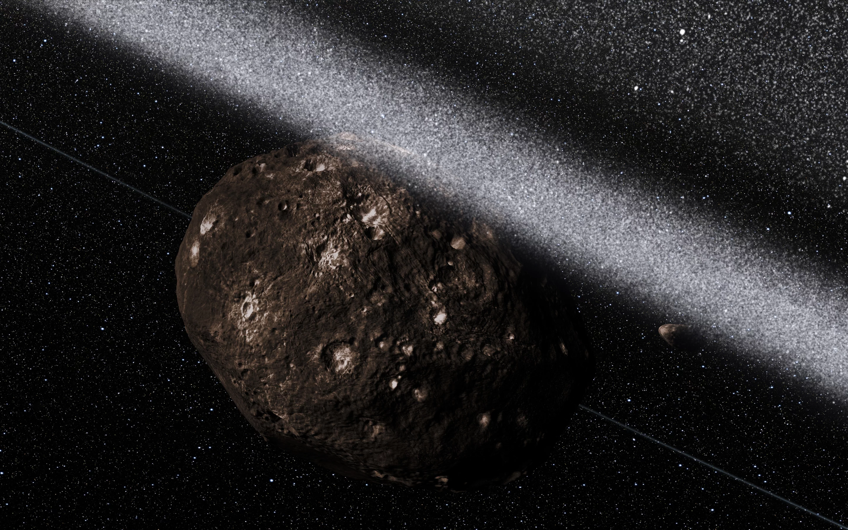 Artist's impression of Chiron (Image: ESO)